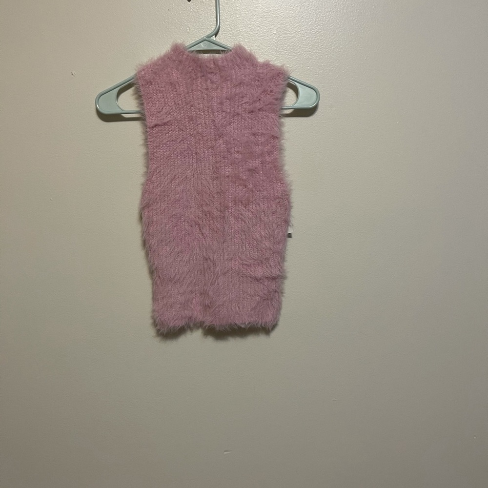 Zara FUZZY KNIT TANK